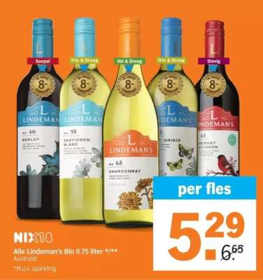 Lindeman's Bin 0.75 liter