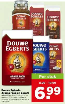 Douwe Egberts Aroma Rood en Decafé