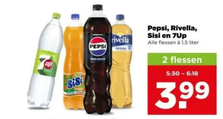 Pepsi, Rivella, Sisi en 7Up