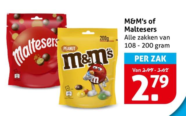 M&M’s of Maltesers