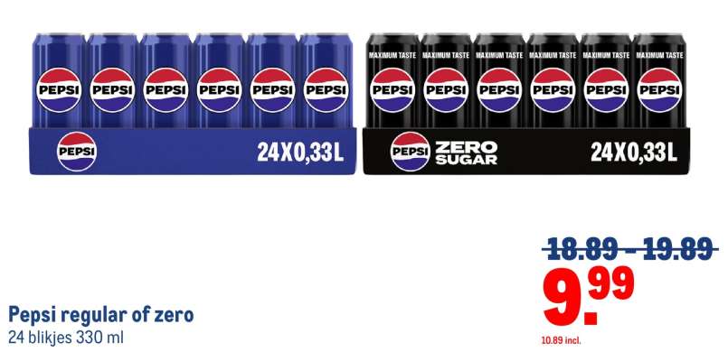 Pepsi regular of zero