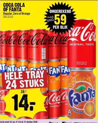 Coca-Cola of Fanta