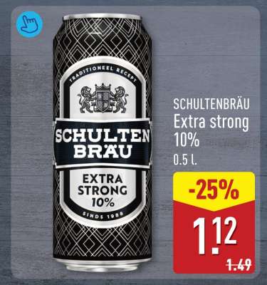 SCHULTENBRÄU Extra strong 10%