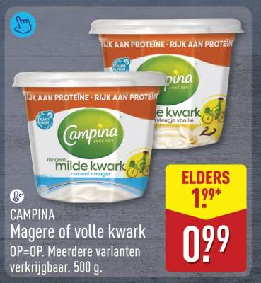 CAMPINA Magere of volle kwark