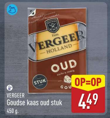 VERGEER Goudse kaas oud stuk