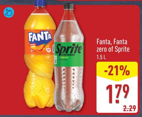 Fanta, Fanta zero of Sprite