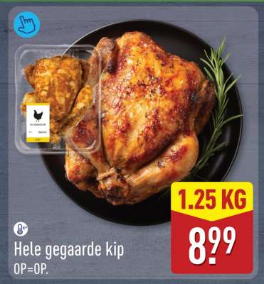 Hele gegaarde kip