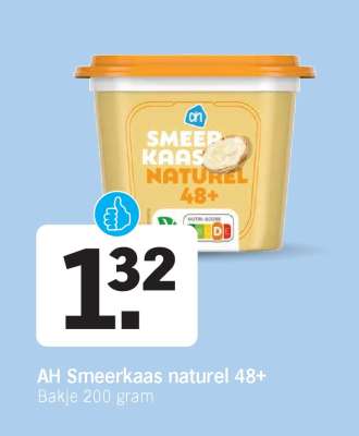 AH Smeerkaas naturel 48+