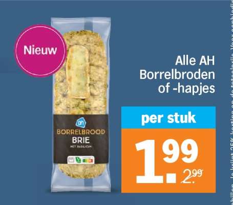 AH Borrelbrood Brie
