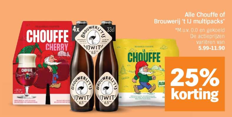 Alle Chouffe of Brouwerij 't IJ multipacks