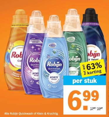 Robijn Quickwash of Klein & Krachtig