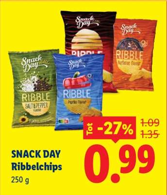SNACK DAY Ribbelchips