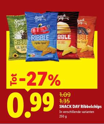 SNACK DAY Ribbelchips