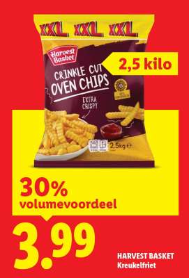 HARVEST BASKET Kreukelfriet