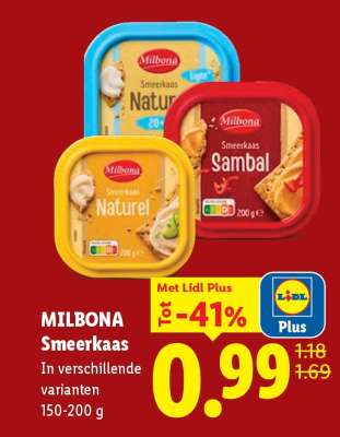 Milbona Smeerkaas
