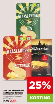 Maaslander Jong Belegen 50+ plakken