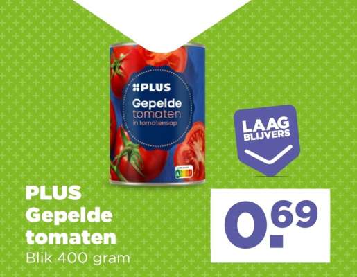 PLUS Gepelde tomaten