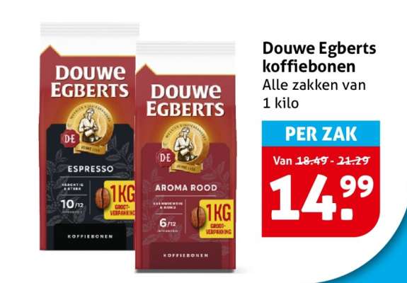 Douwe Egberts koffiebonen
