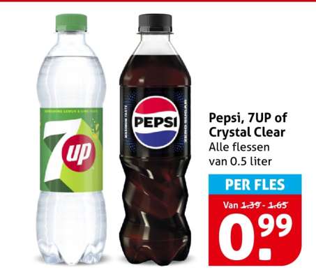 Pepsi, 7UP of Crystal Clear