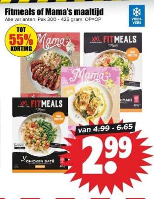 Fitmeals of Mama's maaltijd