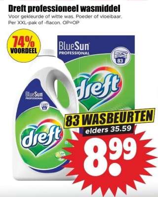 Dreft professioneel wasmiddel