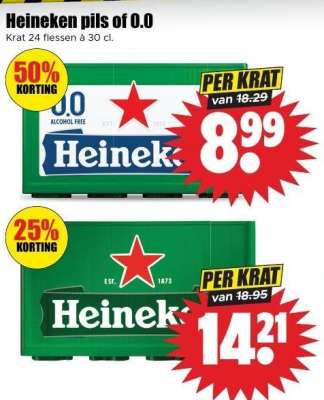 Heineken pils of 0.0